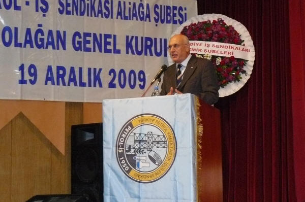 Aliağa Şubemizin yeni Başkanı İsmail Doğan