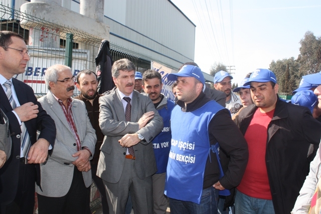 Genel başkanlardan Bericap'a destek ziyareti