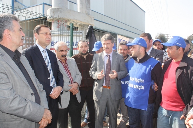 Genel başkanlardan Bericap'a destek ziyareti