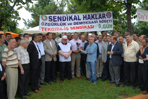 Türkel'in 9 gün süren oturma eylemi sona erdi