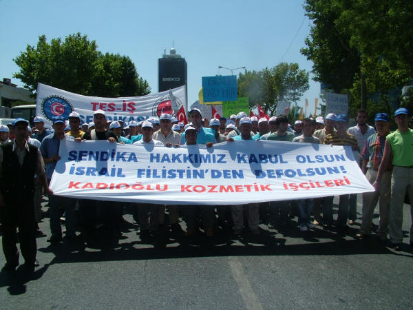 Sendikamız Filistin ve Lübnan'a saldırıları kınadı