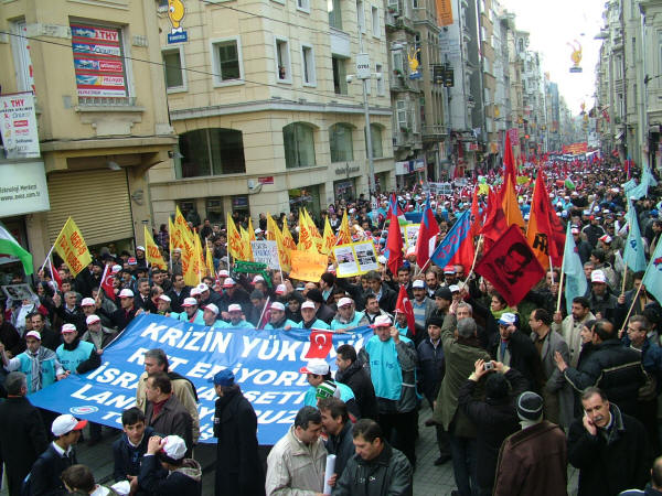 Taksim'de İsrail protestosu