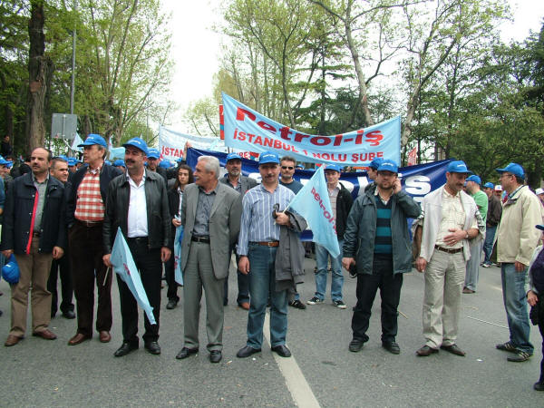Baskıya rağmen Taksim'e çıkıldı