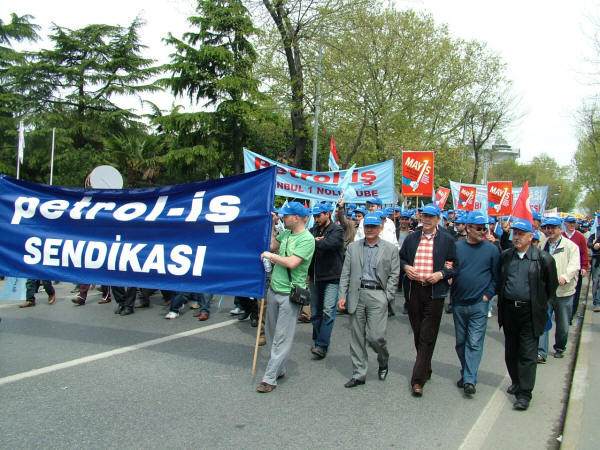 Baskıya rağmen Taksim'e çıkıldı