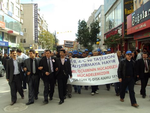 Tekel İşçileriyle dayanışma