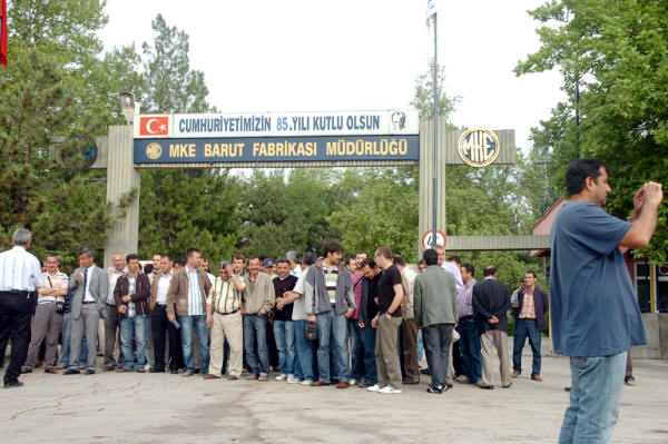 MKEK'de işe 1 saat geç başlandı