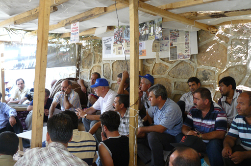 Kent A.Ş. işçilerini ziyaret