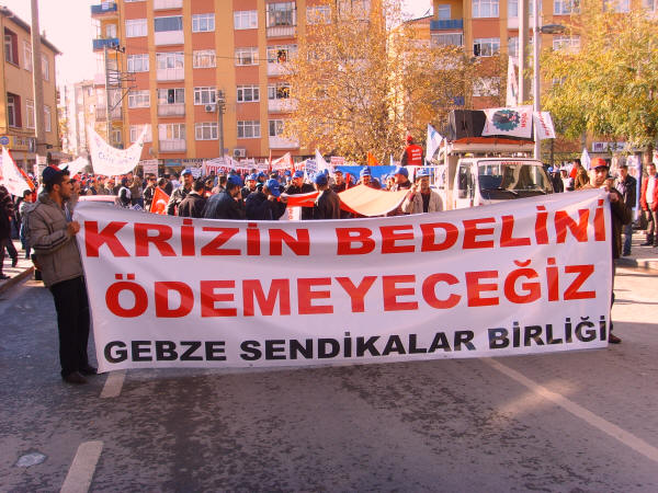 Krizin yükünü ödemeyeceğiz