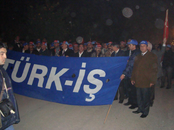 Tekel işçileri ile dayanışma