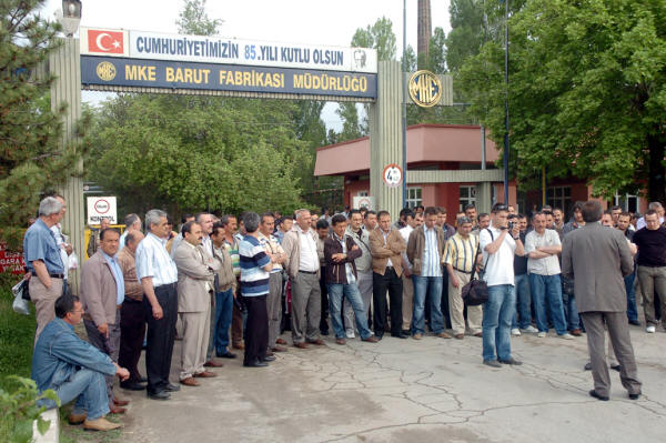 MKEK'de işe 1 saat geç başlandı