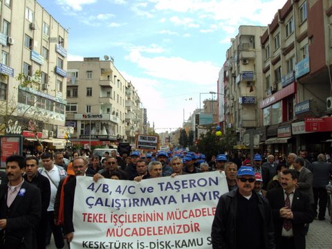 Tekel İşçileriyle dayanışma