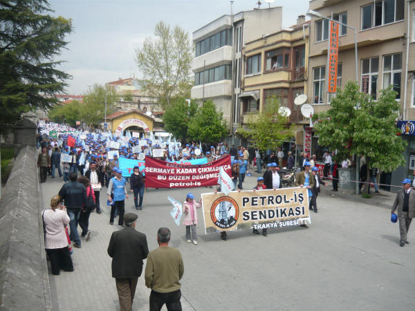 Trakya'da 1 Mayıs kutlandı