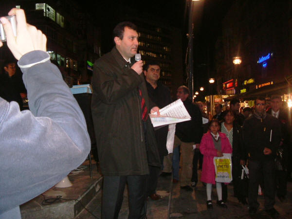 Doğal gaz zammı protesto edildi