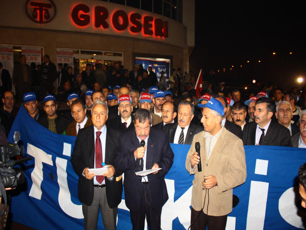 Tekel işçileri ile dayanışma