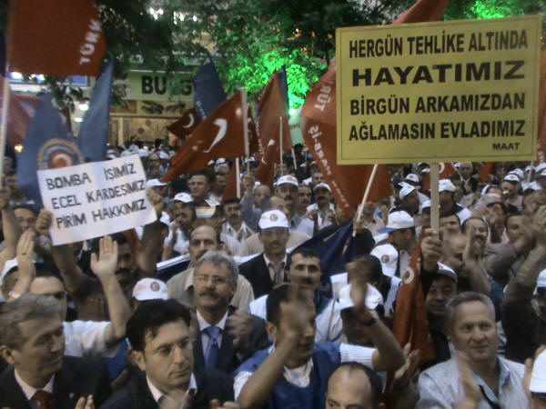 Harb-İş üyeleri 'Mücadeleye hazırız' dedi