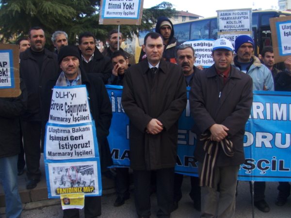 Marmaray da işçiler örgütsüz