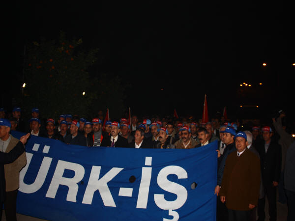 Tekel işçileri ile dayanışma