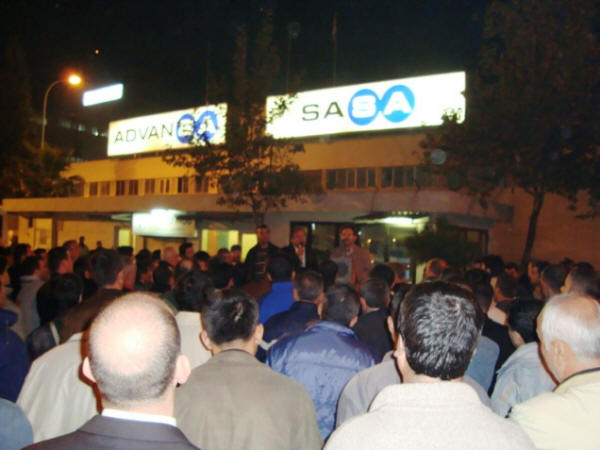 Avdansa Sasa’da uyarı eylemi