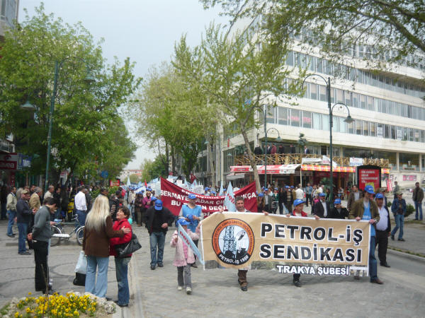 Trakya'da 1 Mayıs kutlandı
