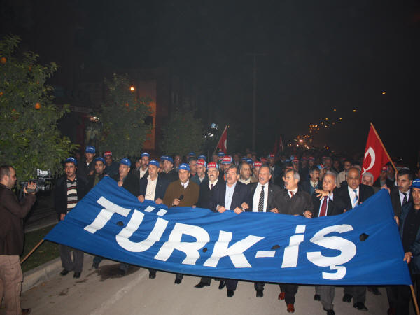 Tekel işçileri ile dayanışma