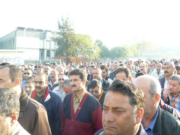 Petkim işçisi eylemde