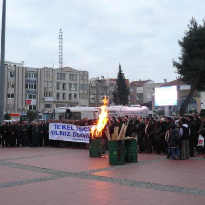 Hergün çoğalarak eylemlere devam ediyoruz