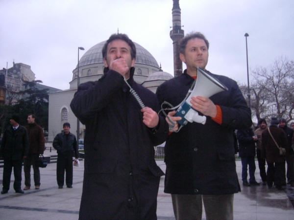 Taşeronlaşmayı protesto ettiler