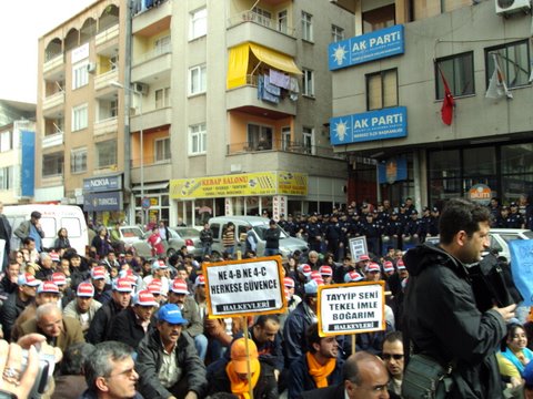 Tekel İşçileriyle dayanışma