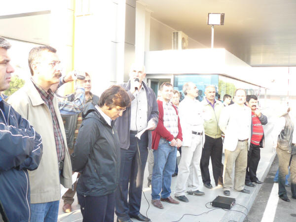 Petkim işçisi eylemde