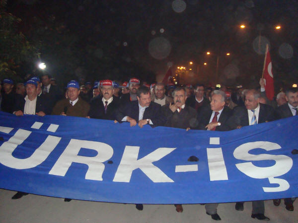 Tekel işçileri ile dayanışma