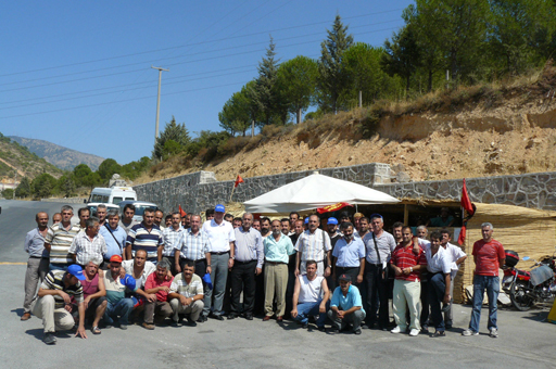 Kent A.Ş. işçilerini ziyaret