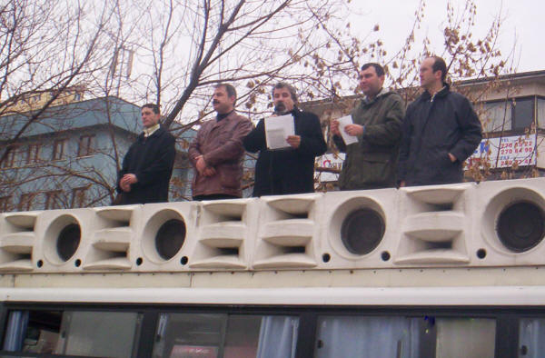 TEGA grevine destek eylemi