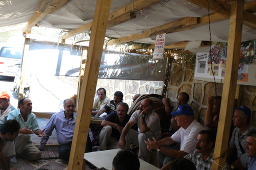 Kent A.Ş. işçilerini ziyaret