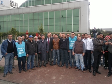 Saybolt işletmesinde grev başladı