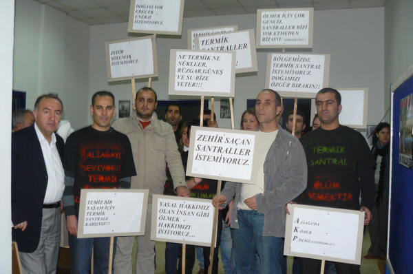 Termik santrale karşı panel düzenlendi