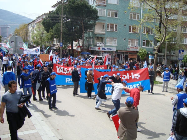 Bursa'da 1 Mayıs