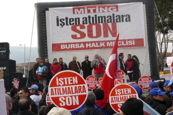 'Bursa Halk Meclisi' mitingi