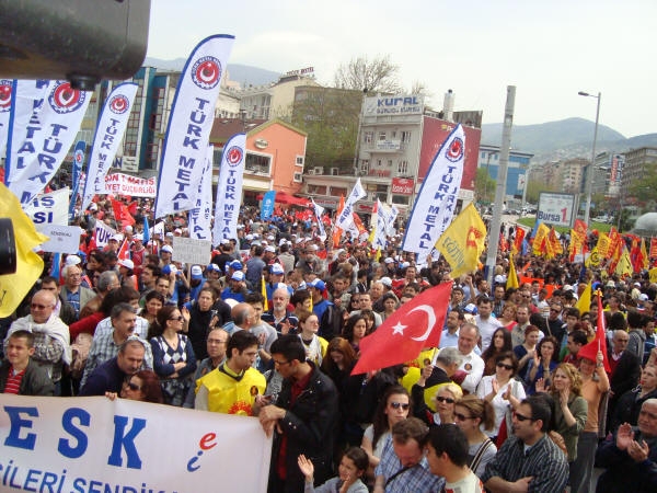 Bursa'da 1 Mayıs