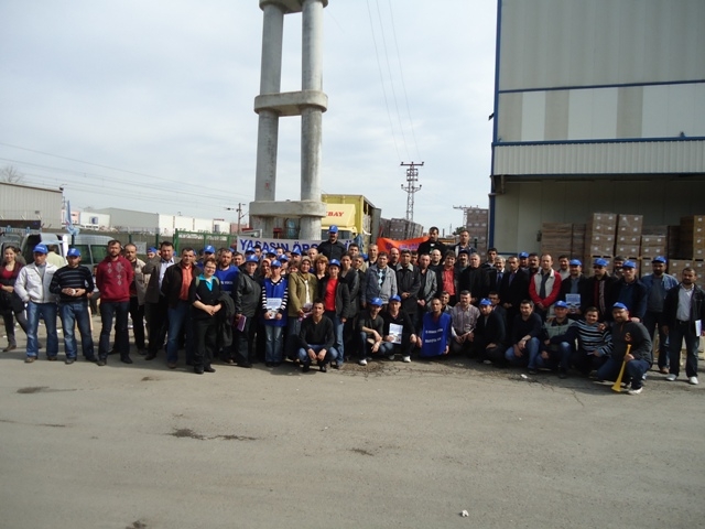 Temsilci yöneticilerimizden Bercirap işçilerine dayanışma ziyareti