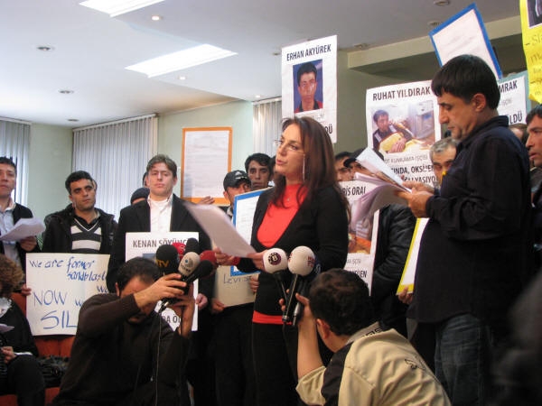 Kot kumlama işçileri Ankara şubemizde