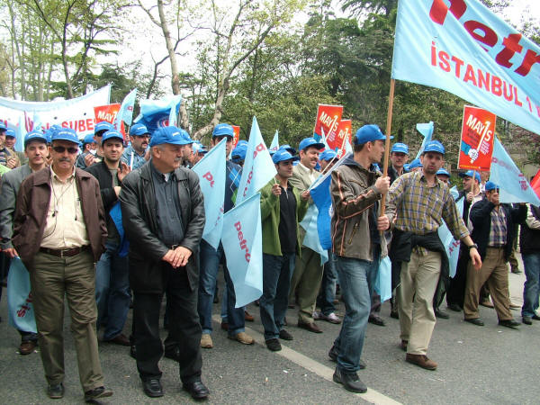 Baskıya rağmen Taksim'e çıkıldı