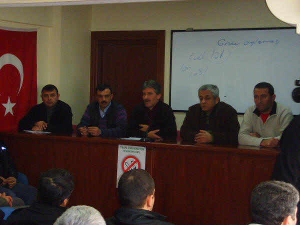 Gebze'de iş bırakma eylemi