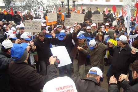 'çalışmama hakkını kullanma' eylemi Bursa'da