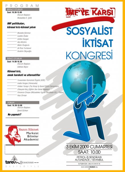 IMF’ye karşı sosyalist iktisat kongresi…