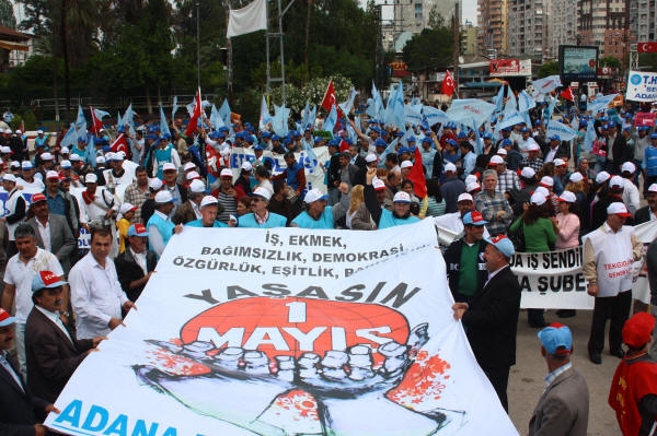 Adana'da 1 Mayıs