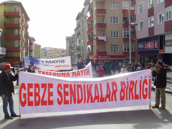 Gebze'de 1 Mayıs