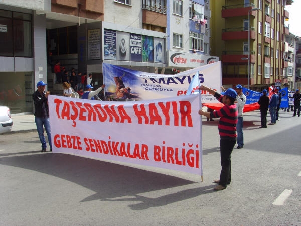 Gebze'de 1 Mayıs