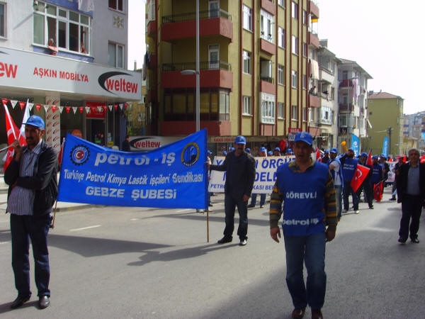 Gebze'de 1 Mayıs