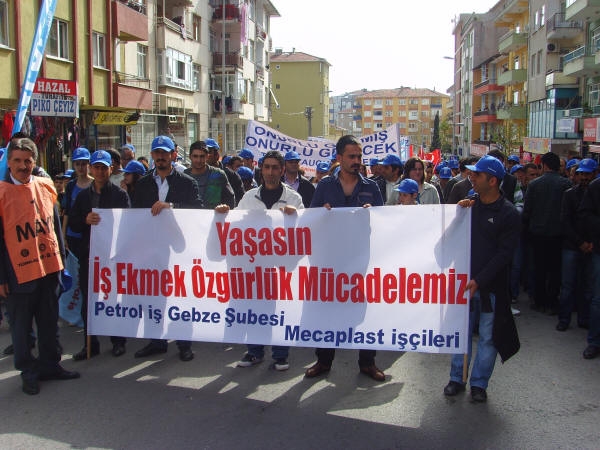 Gebze'de 1 Mayıs