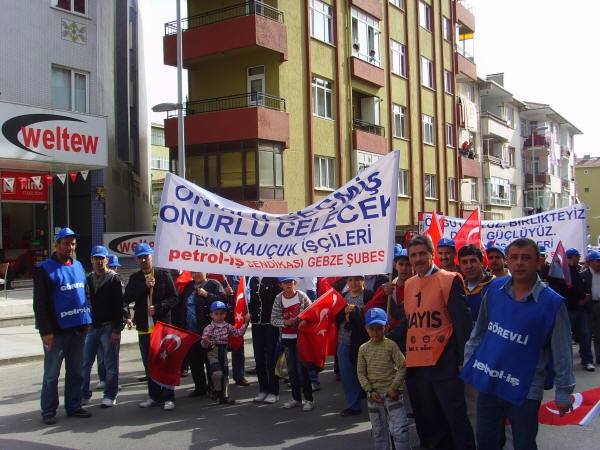 Gebze'de 1 Mayıs